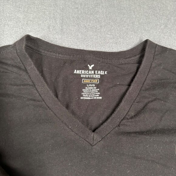 American Eagle Mens Large Lot of 2 Gray Core Flex Classic Fit Short Sleeve Tees - Picture 5 of 12